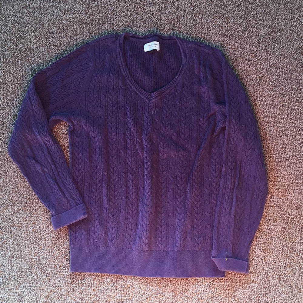 Sonoma purple sweater